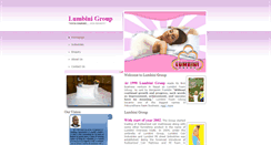 Desktop Screenshot of lumbiniindustries.com